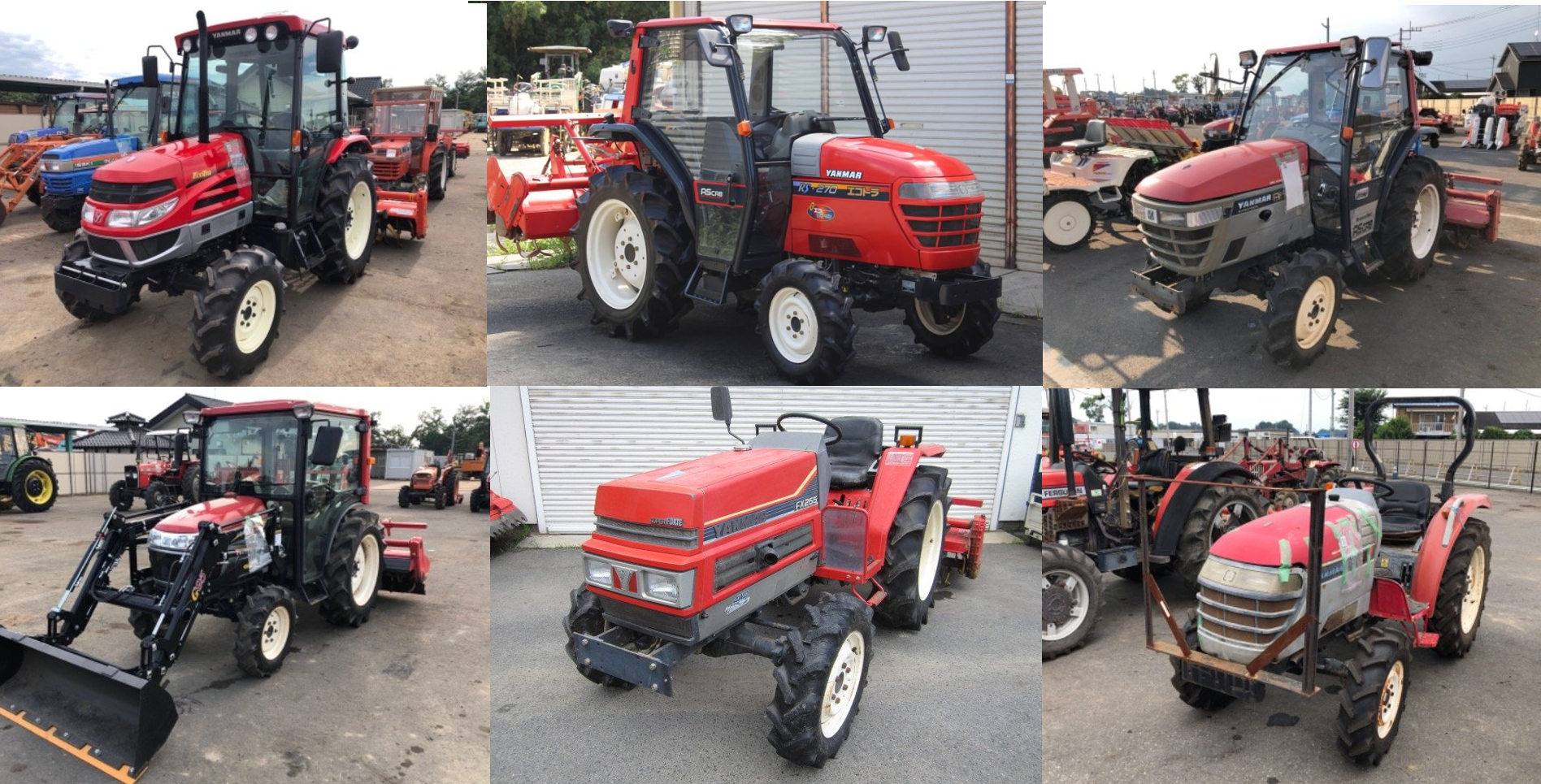 Yanmar Tractors and Combine - EVERY FARM TRACTOR JAPAN