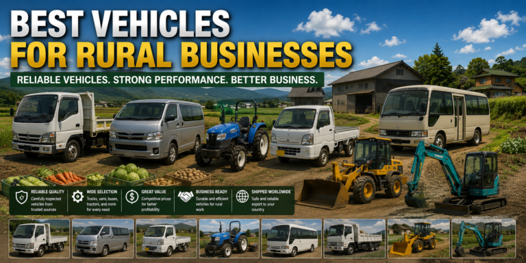 Vehicles In Rural Community Best Vehicles for Rural Businesses from Japan Auctions